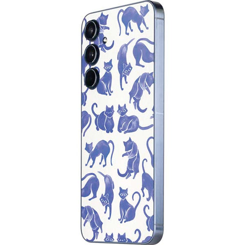 Blue Cats by Cat Coq Galaxy A35 5G Skin
